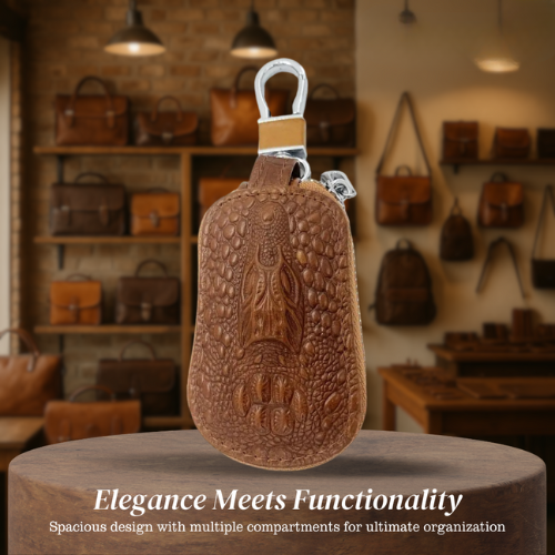 Bruno | Krokodilli Textuuriga Nahast Võtmekott