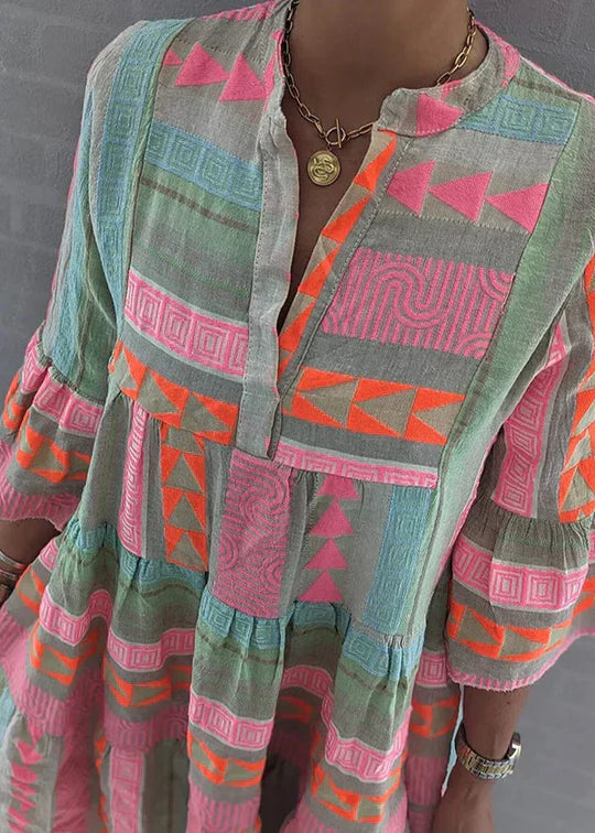 Ava | Šik V-kaelusega Kanepist Suvekleit