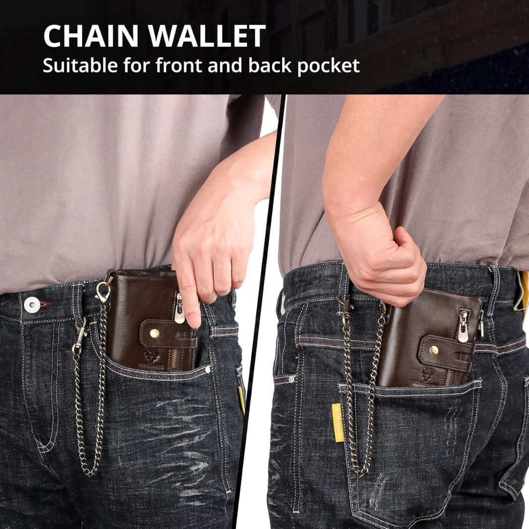 Carter | Vintage Nahk RFID Rahakott