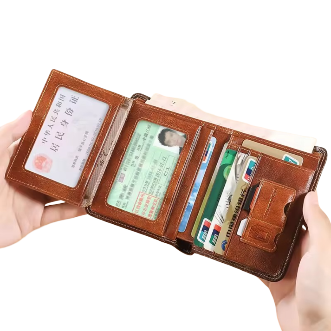 Ben | Õhuke RFID Nahast Räti Meestele