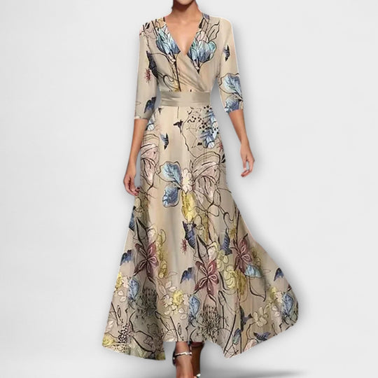 Alma - Elegantne Mouw Disain Naiste Kleid