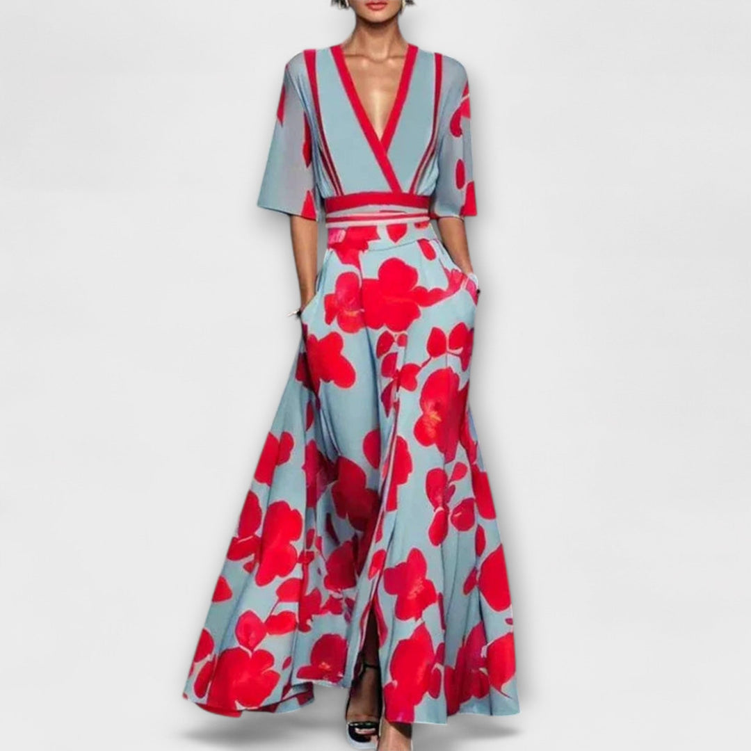 Alma - Elegantne Mouw Disain Naiste Kleid